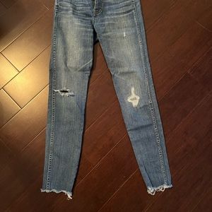 Madewell 9” high rise skinny jeans